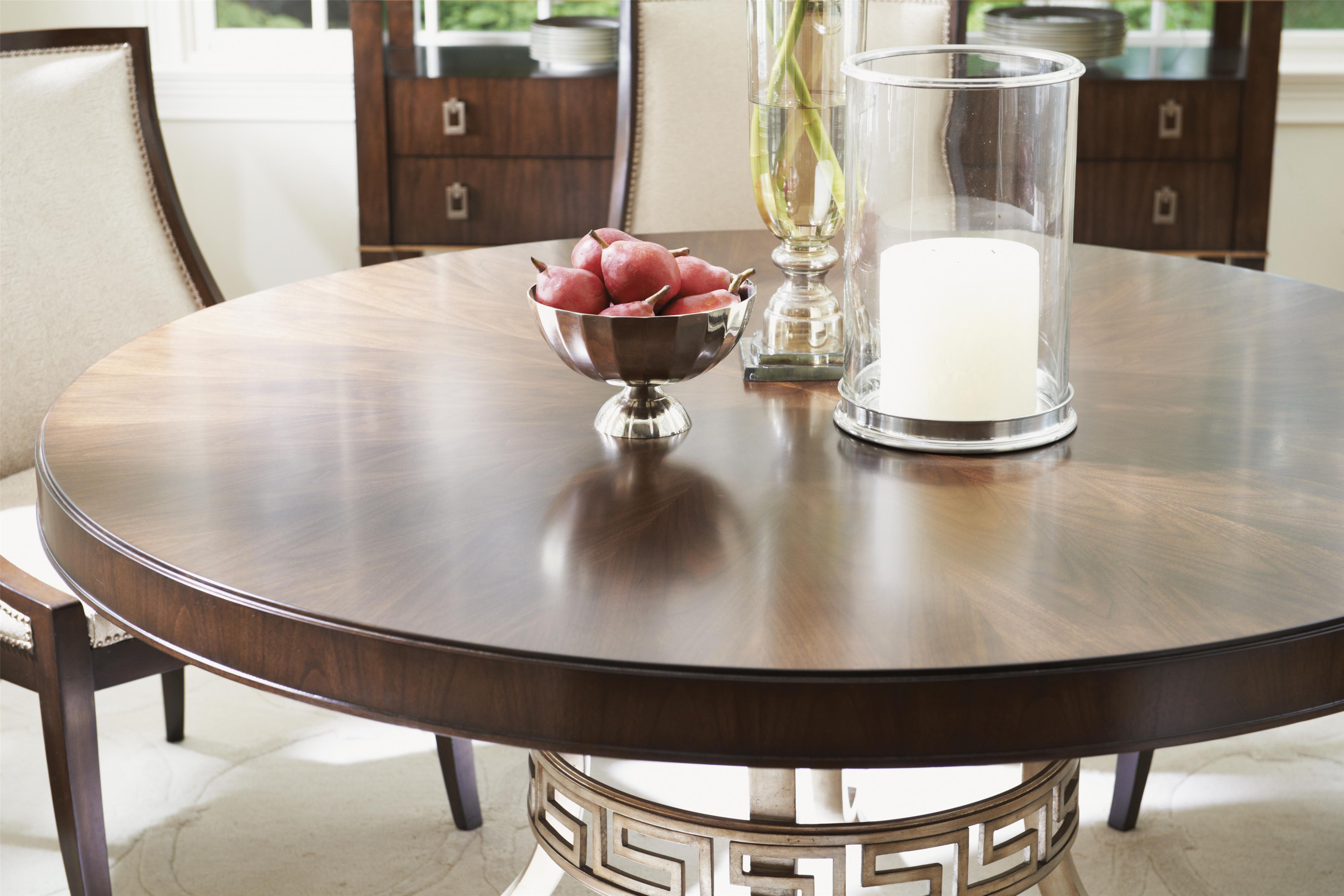 Lexington Tower Place Contemporary Regis Round Dining Table with Gold